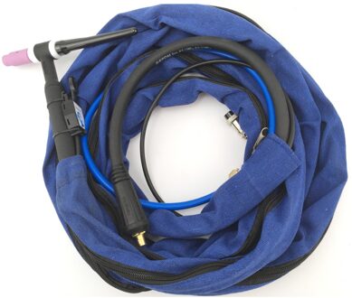 WP-17F Compleet 4 M TIG Torch Luchtgekoelde 150Amp Flex Hoofd Lassen slang Kabel 12 Voet Brander Quick Fitting Euro Plug 16-25 M16 * 1.5
