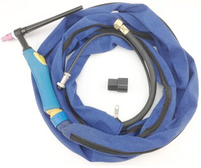 WP-9F Flex TIG Torch Gas Power Geïntegreerde Slang Brander 4 M (12.5 Voeten) Rits Jeans Doek Cover Hood 125Amp