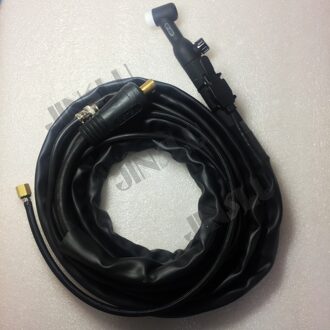 WP26V WP-26V Luchtgekoelde Argon Tig Lastoorts 4 M Zwart Handvat Gas En Kabel Gescheiden