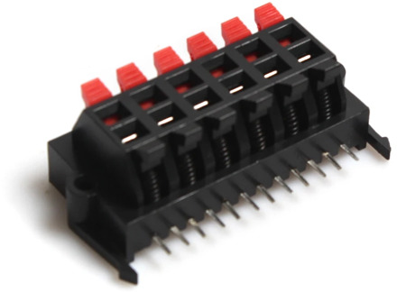 WP8-03 environmental protection clip two rows of 8-bit clip audio connector LED aging test clip 8-bit terminal block