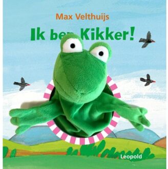 WPG Kindermedia Ik ben Kikker! + handpop - Boek Max Velthuijs (9025869742)