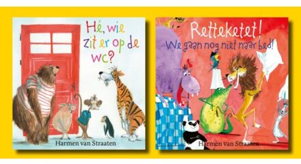 WPG Kindermedia Uitdeelboekjes - Retteketet & Hé, Wie Zit Er Op De Wc? - Grappige En Ondeugende - Harmen van Straaten