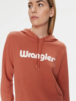 Wrangler Burnt sienna - maat L Oranje