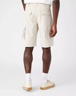 Wrangler Casey cargo shorts pumice stone Wit