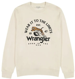 Wrangler Crewneck sweatshirt vintage Wit - M