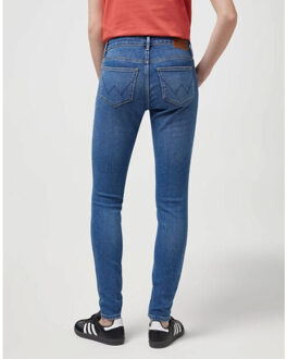 Wrangler Gb skinny raven Blauw - 33-32