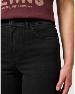 Wrangler Gb straight drainpipe Zwart - 28-32