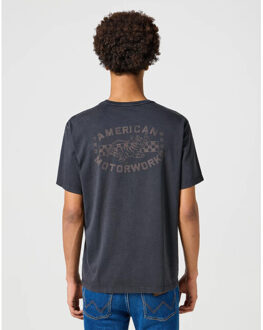 Wrangler Graphic tee faded Zwart - XL