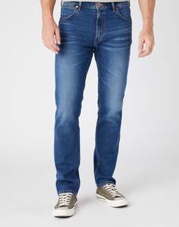 Wrangler Greensboro heren regular-fit jeans bang on Blauw - 30-34