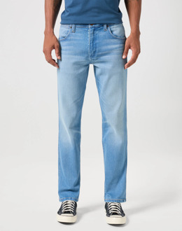 Wrangler Greensboro heren regular straight-fit jeans ace high Blauw - 34-30