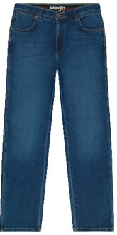 Wrangler Greensboro heren regular straight-fit jeans dandelon summer Blauw - 33-30