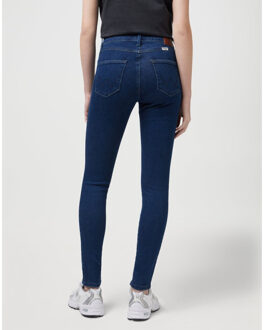 Wrangler High skinny unbreakable - maat 32-30 Blauw