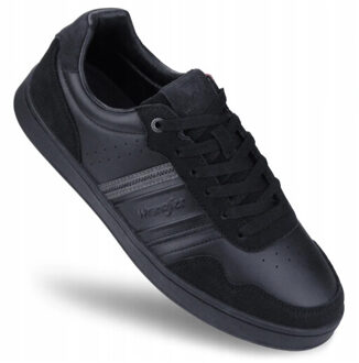 Wrangler Hymans low mens sneaker Zwart - 44