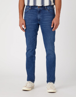 Wrangler Larston heren slim-fit jeans country boy Blauw - 33-34