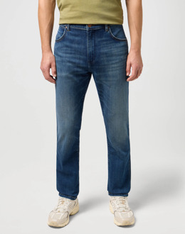 Wrangler Larston heren slim-fit jeans hare Blauw - 34-32