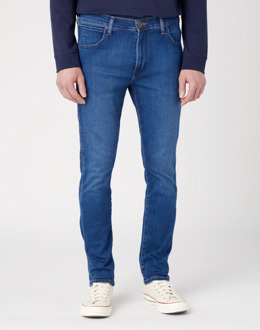 Wrangler Larston heren slim-fit jeans orion Blauw - 33-30