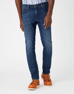 Wrangler Larston heren slim-fit jeans silkyway Blauw - 34-32