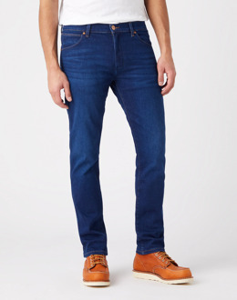 Wrangler Larston heren slim-fit jeans the bullseye Blauw - 33-32