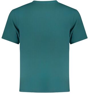 Wrangler Logo T-shirt Korte Mouw - maat XL Groenblauw