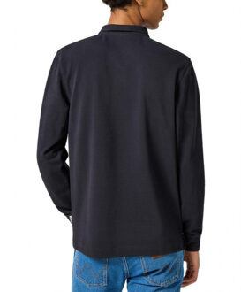 Wrangler Ongsleeve polo Zwart - XXL