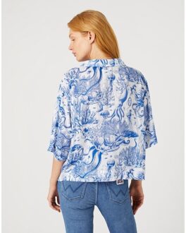 Wrangler Ounge shirtnautical Blauw - XS