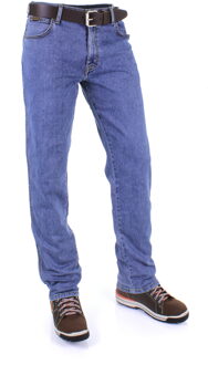 Wrangler regular fit jeans Texas stonewash Blauw - 30-30