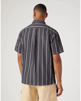 Wrangler Shirt casey phantom Zwart - L