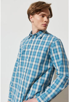 Wrangler Shirt deep water Blauw - L