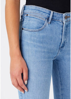 Wrangler Skinny in the clouds - maat 30-32 Blauw
