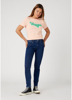 Wrangler Skinny willow - maat 25-32 Blauw