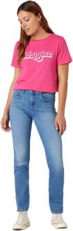 Wrangler Slim 610 jeans pearl Blauw - 26-32