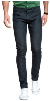 Wrangler Slim-Fit Navy Blue Denim Jeans Wrangler , Black , Heren - W30,W31,W32,W29