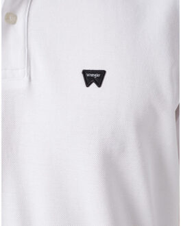 Wrangler Ss polo tee - maat XXL Wit