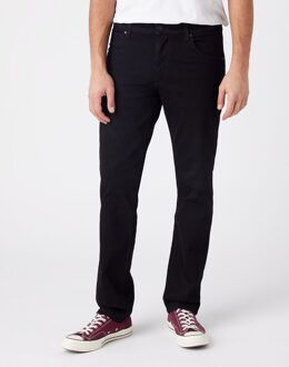 Wrangler straight fit jeans Greensboro black valley Zwart - 32-34