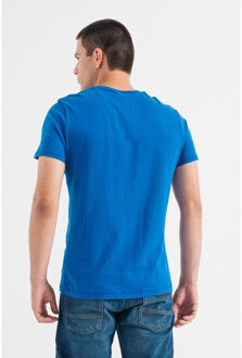 Wrangler T-shirt nautical Blauw - XL