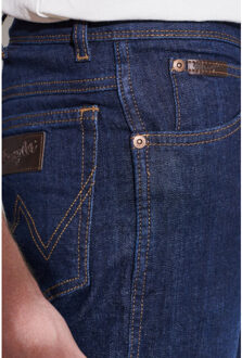 Wrangler Texas slim lucky star Blauw - 46-36