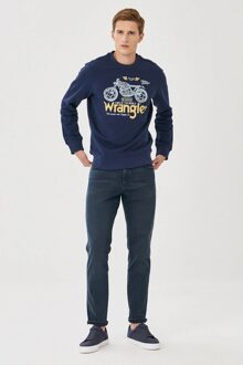 Wrangler Texas taper bruised river Donkerblauw - 31W/34L