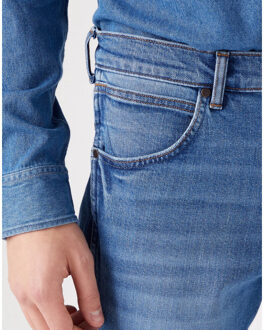 Wrangler W15qjx21y blue denim Blauw - 31-34