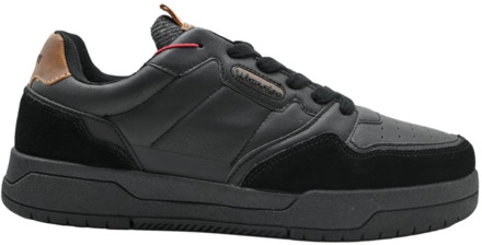 Wrangler Zwarte Ground Sneakers Wrangler , Multicolor , Heren - 44 EU