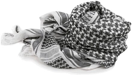 Wrap Sjaal Wandelen Outdoor Camping Fietsen Neck Reizen Shawl Cover Moslim Gezichtssluier Kwastje Uiteinden Mannen Vrouwen zwart wit