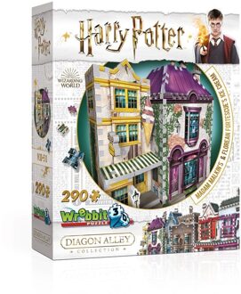 wrebbit 3D Puzzel - Harry Potter Madam Malkin's & Florean Fortescue's Ice Cream - 290 stukjes