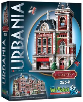 wrebbit 3D puzzel - Urbania Brandweerkazerne (285) Multikleur
