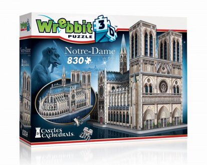 wrebbit 3D Puzzle - Notre Dame (830)
