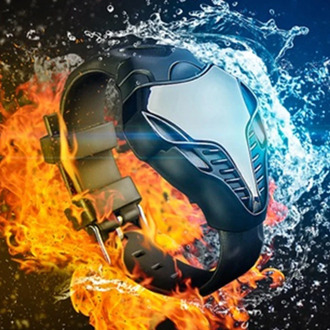 Wristwatch Fashion Valentine's Day Sport Calendar Unisex Cool Children Silicone Triangle Dial Gift Led Digital Watch Electronic