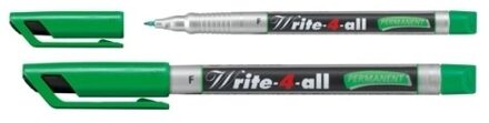 Write-4-All - Permanent Marker - Fine 0,7 mm - Groen - per stuk