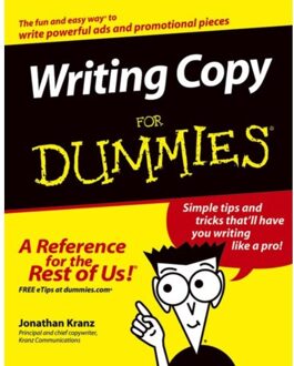 Writing Copy  For Dummies