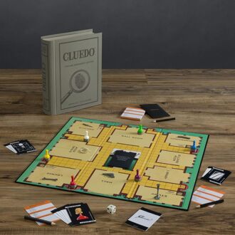 WS Game Company Cluedo Vintage Bookshelf UK Edition Board Game