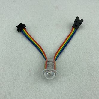 WS2815 DC12V Adresseerbare 16 Mm Diameter; Rgb Full Color Led Smart Module; 0.24W (Een WS2815 Led); IP68; Clear Cover