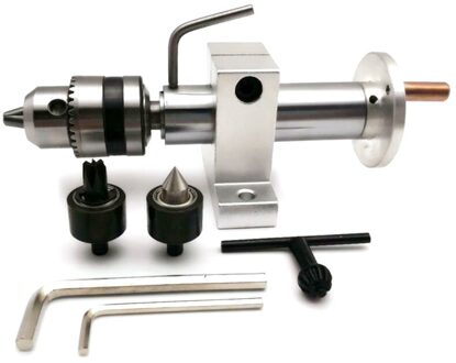 Wsfs Multifunctionele Boren Losse Kop Live Center Met Klauw Voor Mini Draaibank Machine Revolving Centre Diy Accessoires Houtwerk