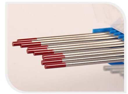 WT20 2% Rode Tip/Grijs Tip/Groene Tip 1/16x6 "(1.6*150mm) Thorium Wolfraamelektrode Voor Tig Lastoorts 10 STKS rood tip